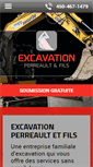 Mobile Screenshot of excavationperreault.com